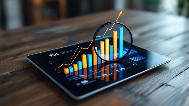 A dashboard showing various charts and graphs, indicating key performance indicators for a marketing automation campaign.