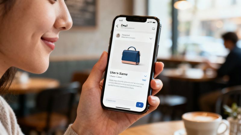 A graph showing upward trends in engagement and conversions