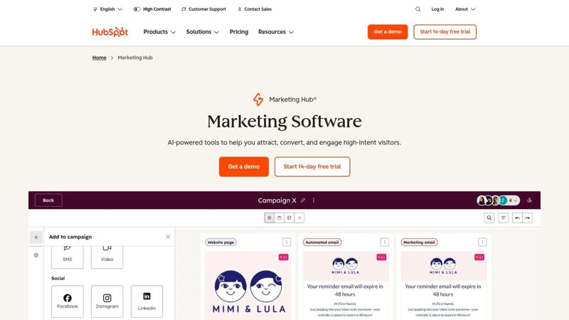 HubSpot Marketing Hub (Email Marketing)