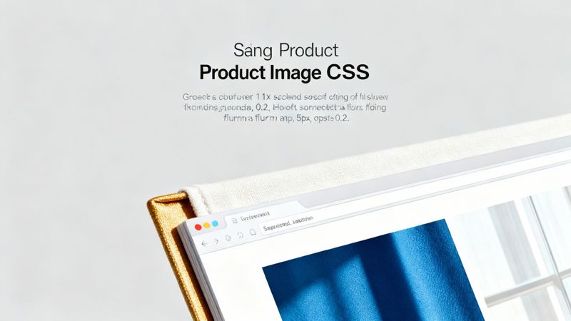 Illustration of CSS code being applied to a clickable image to create interactive styles like hover effects.