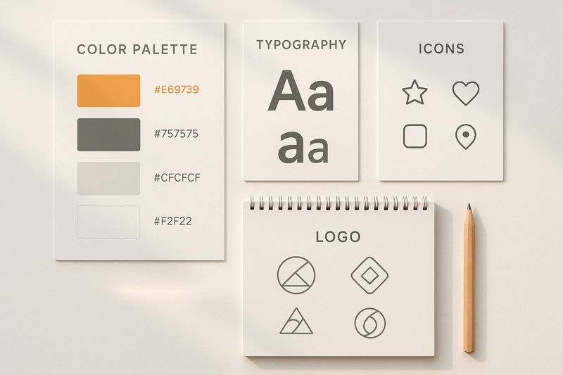 Infographic about what is visual branding
