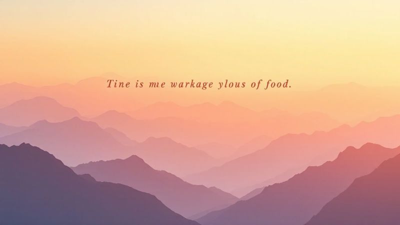 Inspirational Quote-Based Design