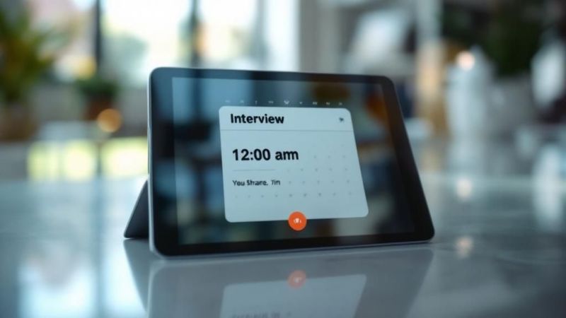 Interview Invitation Email Template