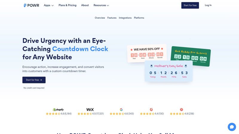 POWR Countdown Clock