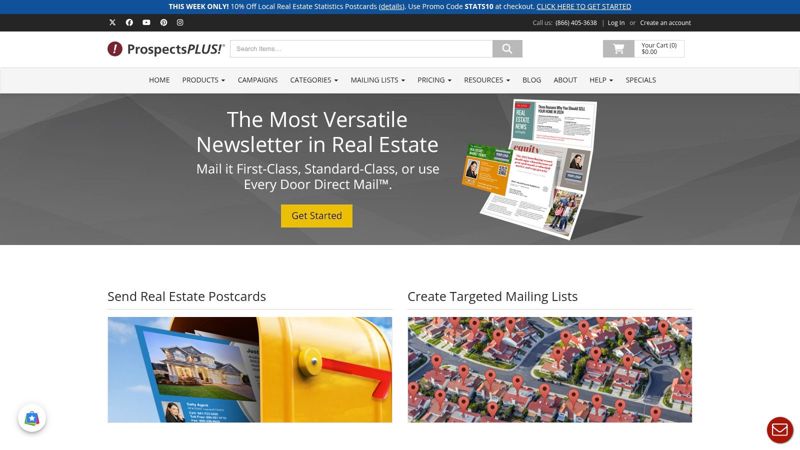ProspectsPLUS! real estate marketing materials