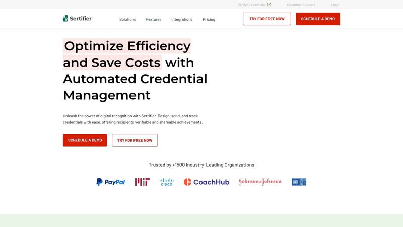 Sertifier (Digital Certificate Platform)