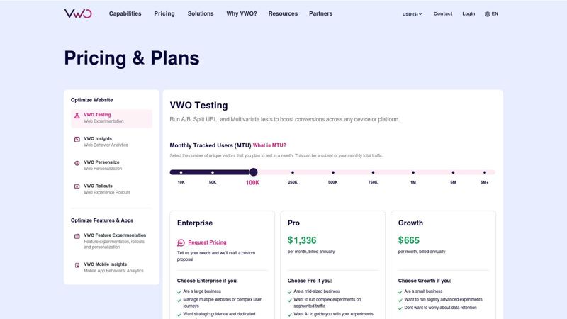 VWO (Web Personalize + Testing)
